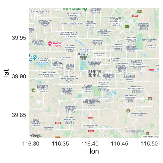 Map of Beijing