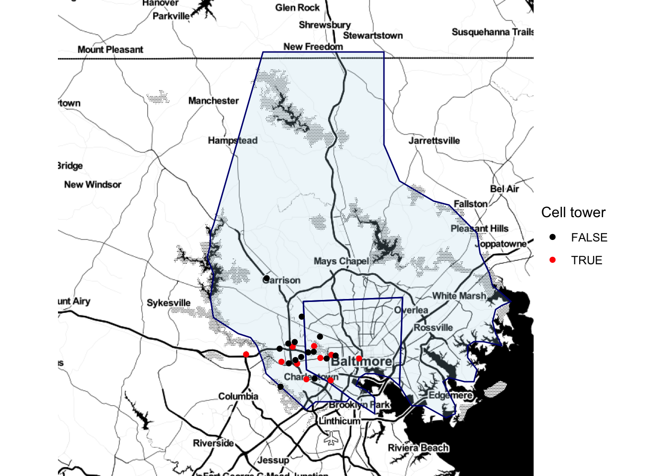 Adding ggplot elements to a map