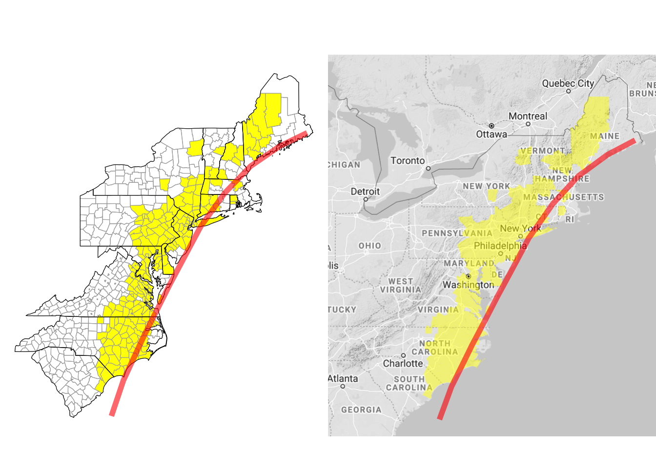 Customizing county choropleth